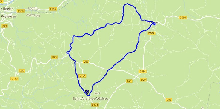 Autour du Causse Noir Autour du Causse Noir
