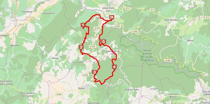 Rando autour de Salavas *** Rando autour de Salavas ***